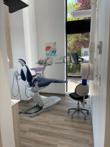 Peaking inside a treatment room for dental hygiene and digital xrays